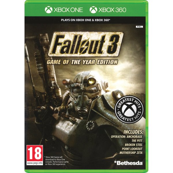 Fallout 3 (Game of the Year Edition)[XBOX 360]-BAZAR (použité zboží)