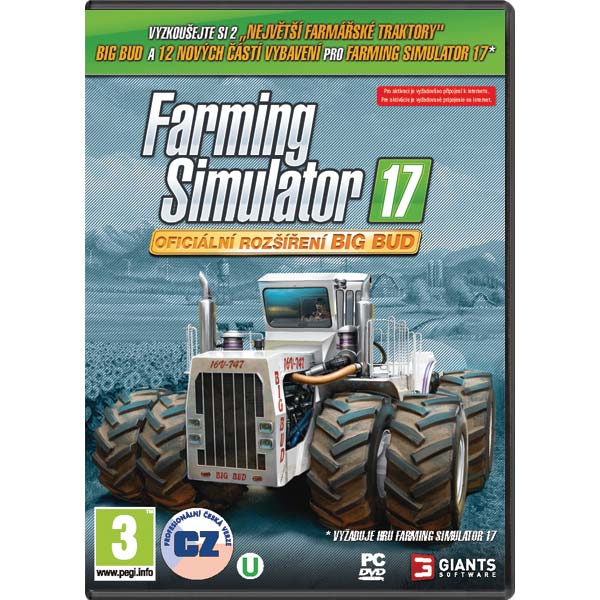 Farming Simulator 17 CZ (Oficiální rozšíření Big Bud)