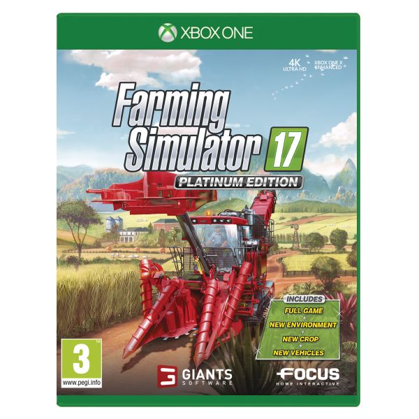 Farming Simulator 17 (Platinum Edition)[XBOX ONE]-BAZAR (použité zboží)