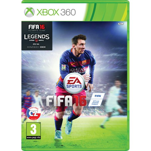 FIFA 16 CZ [XBOX 360] - BAZAR (použité zboží)