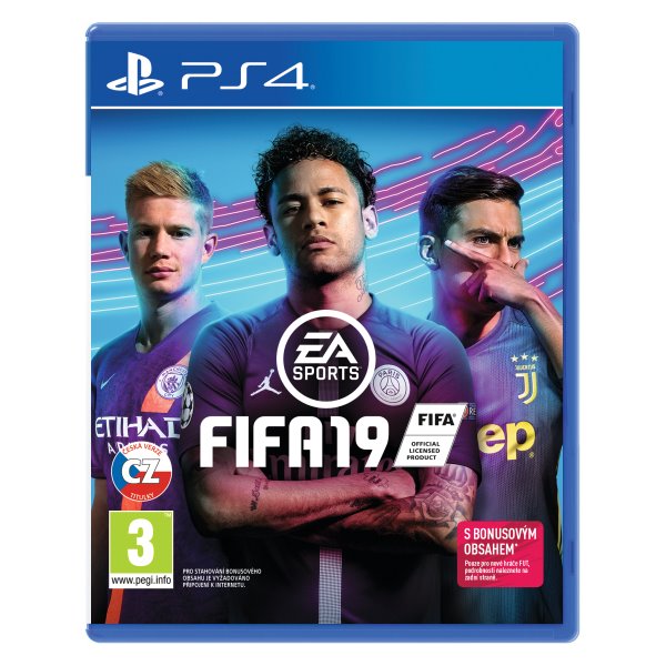 FIFA 19 CZ[PS4]-BAZAR (použité zboží)