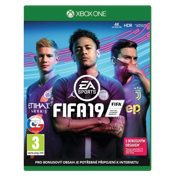 FIFA 19 CZ[XBOX ONE]-BAZAR (použité zboží)