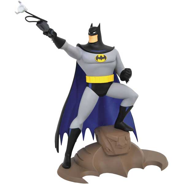 Figurka DC Comic Gallery Batman The Animated Series: Grappling Gun Batman PVC Diorama