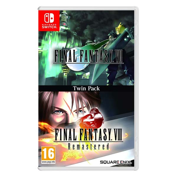 Final Fantasy 7 & Final Fantasy 8 Remastered (Twin Pack) [NSW] - BAZAR (použité zboží)