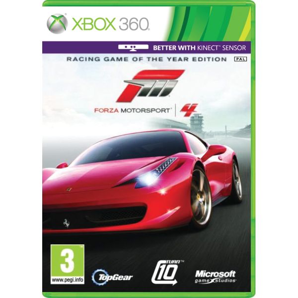 Forza Motorsport 4 CZ (Racing Game of the Year Edition)[XBOX 360]-BAZAR (použité zboží)