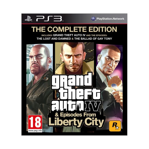 Grand Theft Auto 4 & Episodes from Liberty City (The Complete Edition)-PS3-BAZAR (použité zboží)