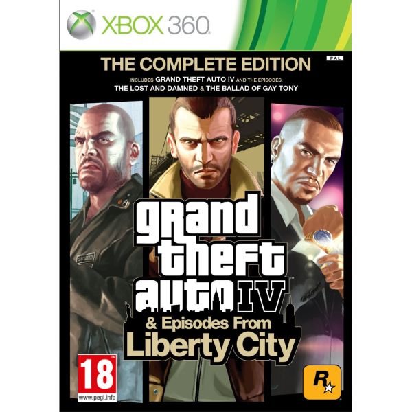 Grand Theft Auto 4 & Episodes from Liberty City (The Complete Edition)-XBOX 360-BAZAR (použité zboží)