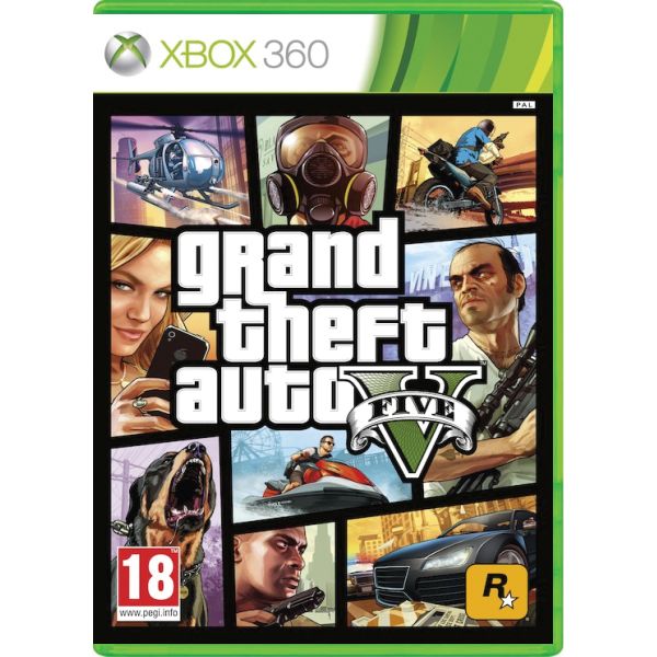 Grand Theft Auto 5-XBOX 360-BAZAR (použité zboží)