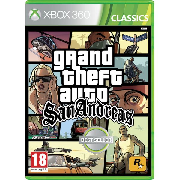 Grand Theft Auto: San Andreas[XBOX 360]-BAZAR (použité zboží)