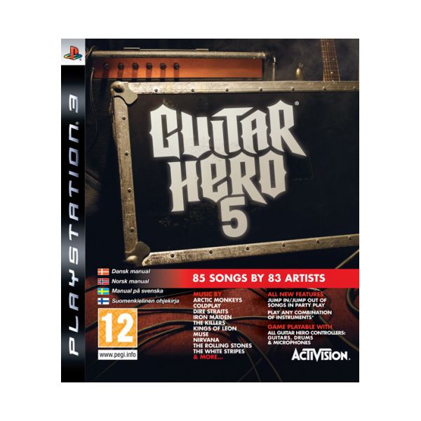 Guitar Hero 5[PS3]-BAZAR (použité zboží)