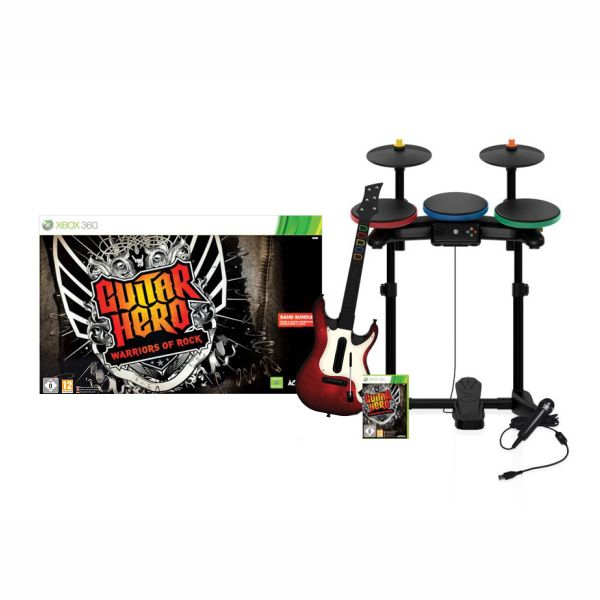 Guitar Hero: Warriors of Rock (Band Bundle)[XBOX 360]-BAZAR (použité zboží)