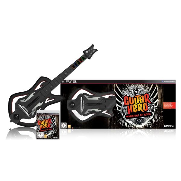 Guitar Hero: Warriors of Rock + kytara [PS3] - BAZAR (použité zboží)