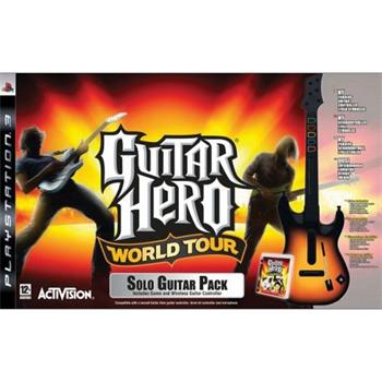 Guitar Hero: World Tour + kytara[PS3]-BAZAR (použité zboží)