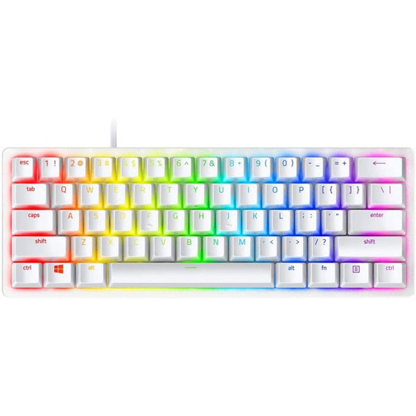 Herní klávesnice Razer Huntsman Mini Mercury edition (Clicky Purple Switch) US Herní klávesnice Razer Huntsman Mini Mercury edition (Clicky Purple Switch) US