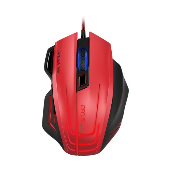 Herní myš Speedlink Decus respect Gaming Mouse, černo-červená