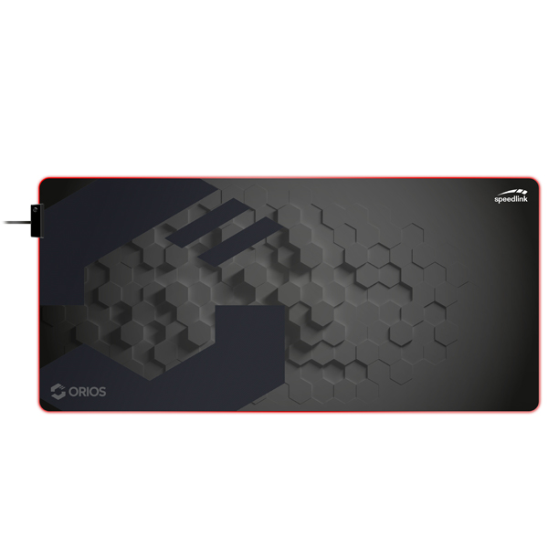 Herní podložka Speedlink Orios LED XL Gaming Mousepad Soft, black