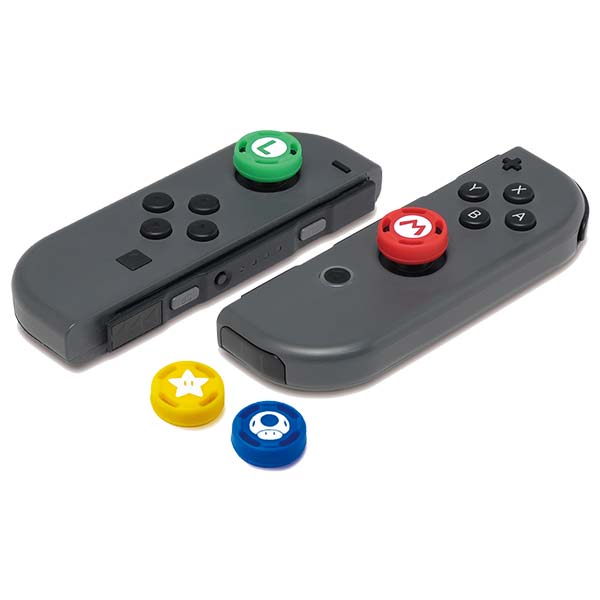 HORI Joy-Con gumové návleky na analogové páčky (Super Mario)