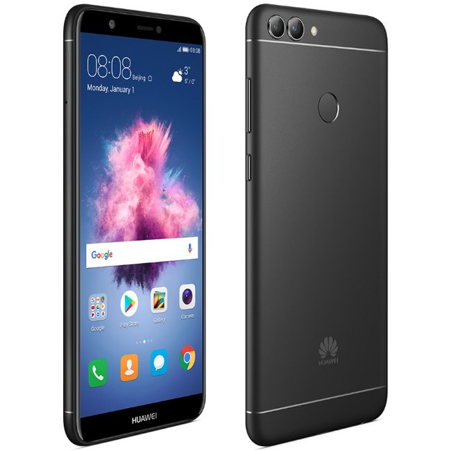 Huawei P Smart, Single SIM | 
 Black, Třída A +-použité, záruka 12 měsíců