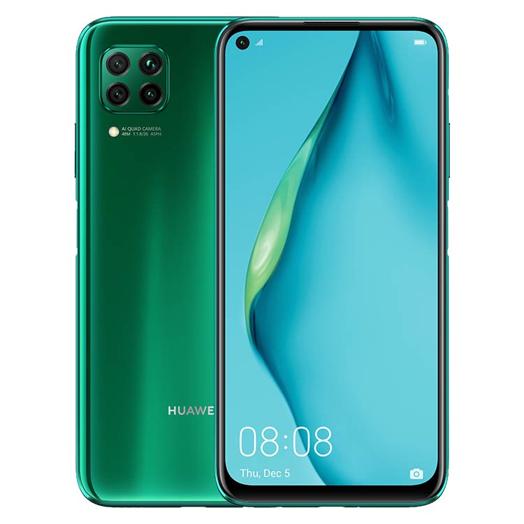 Huawei P40 Lite, 6/128GB, Dual SIM | Crush Green, Třída A-použité, záruka 12 mesiaco