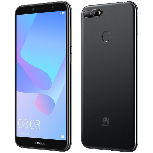 Huawei Y6 2018, Single SIM | 
 Black-nové zboží, neotevřené balení