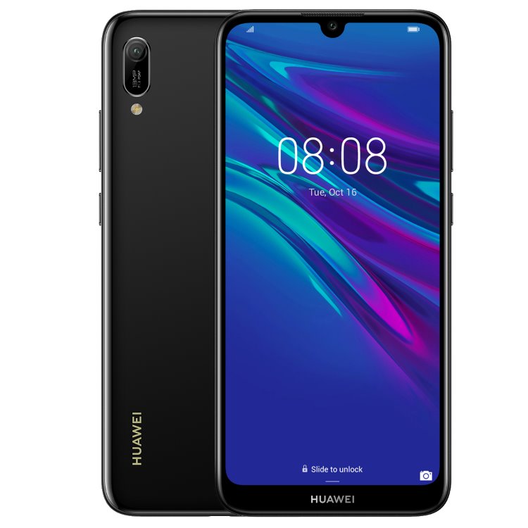 Huawei Y6 2019, Dual SIM | Midnight Black, Třída C - použité, záruka 12 měsíců Huawei Y6 2019, Dual SIM | Midnight Black, Třída C - použité, záruka 12 měsíců