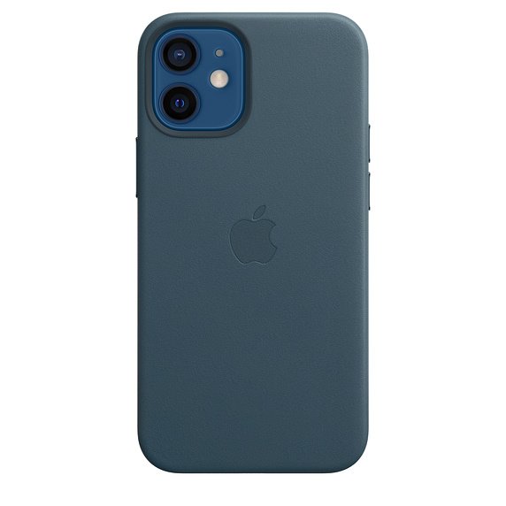 Apple iPhone 12 | 12 Pro Leather Case with MagSafe, baltic blue