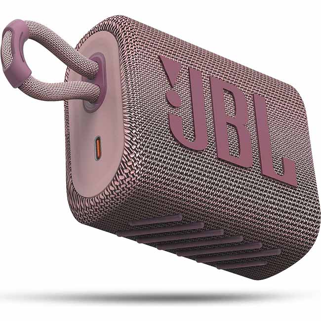 JBL GO 3, růžový