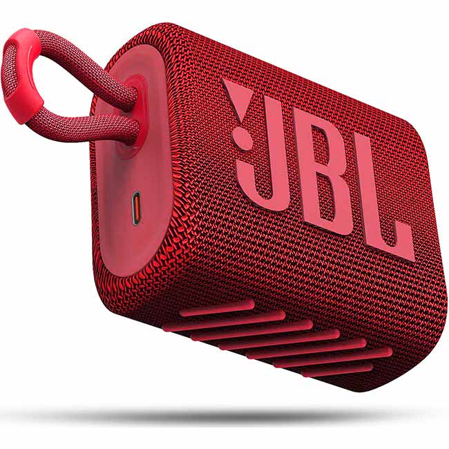 JBL GO 3, červený