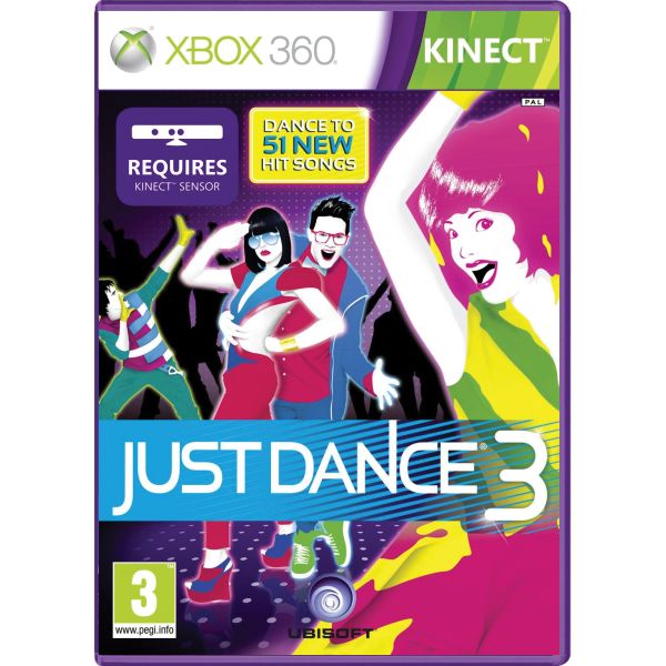 Just Dance 3-XBOX 360-BAZAR (použité zboží)