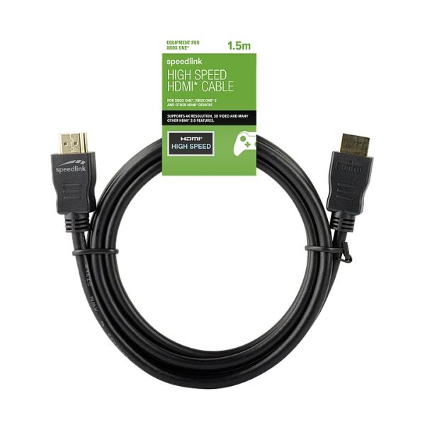 Kabel Speedlink High SpeedHDMI Cable pro Xbox One 1,5 m Kabel Speedlink High SpeedHDMI Cable pro Xbox One 1,5 m