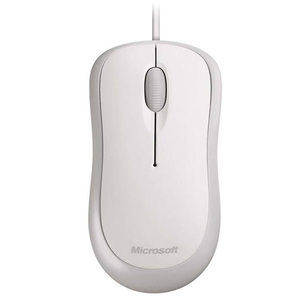 Kancelářská myš Microsoft Basic Optical Mouse Mac/Win USB, bílá