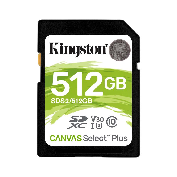 Kingston Canvas SeIect Plus Secure Digital SDXC UHS-I 512GB |