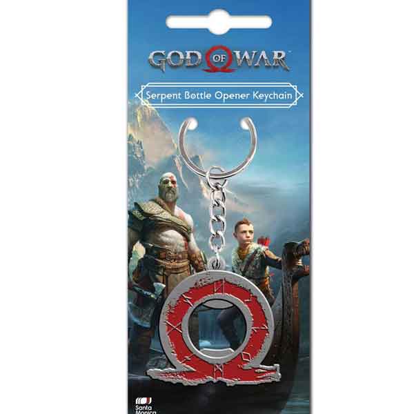 Klíčenka God of War s otvírákem na láhve