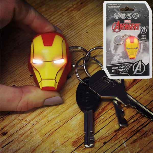 Klíčenka Iron-Man-Helmet Svítící