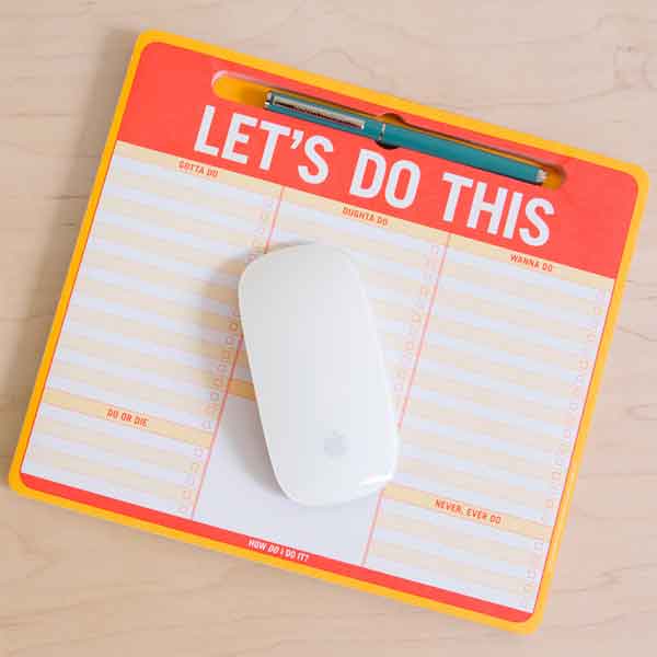 Knock Knock Mousepad Let 'Do This Pen-to-Paper