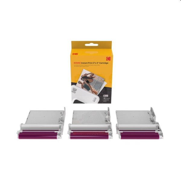 Fotopapír Kodak Cartridge 3 x 3" 30-pack