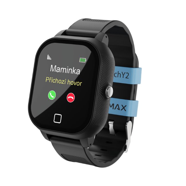 LAMAX WatchY2, dětské smart hodinky s GPS, černé