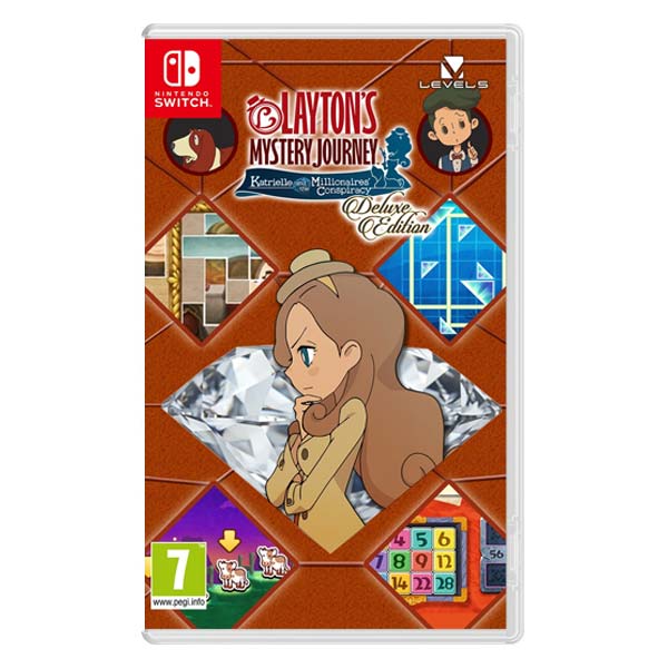 Layton's Myster Journey: Katrielle and the Millionaires' Conspiracy (Deluxe Edition) [NSW] - BAZAR (použité zboží)