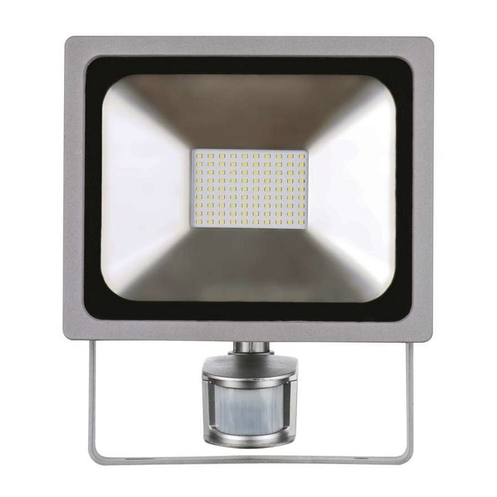 LED reflektor PROFI-50W-svítivost 4000 lumenů, bílá-4 000K se senzorem pohybu