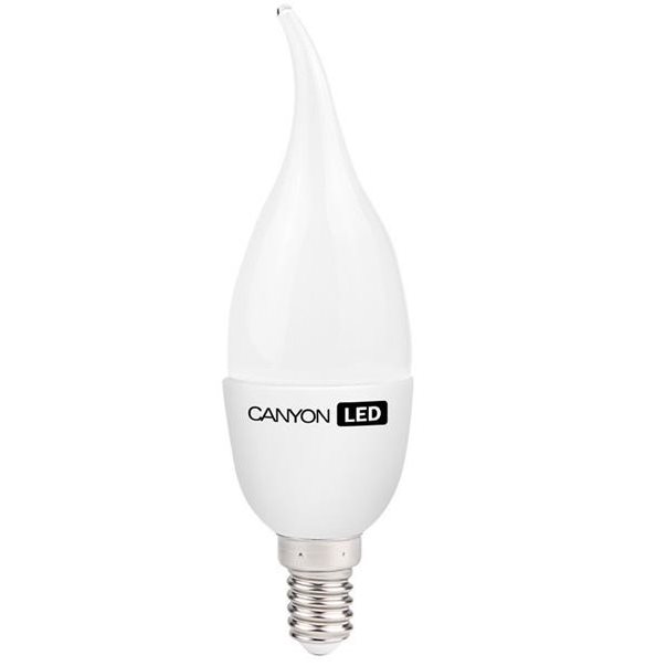 Led žárovka Canyon E14, dekor. 
 svíčka, mléč. 
 3.3W-svítivost 262 lm, neutrální bílá 4000K, CRI> 80