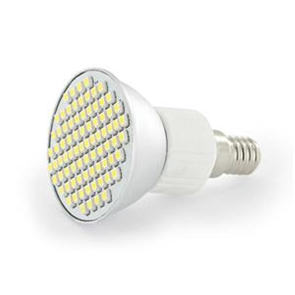 LED žárovka WhiteEnergy-E14-4W-80xSMD, studená bílá-refl