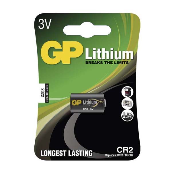 Lithiová baterie, GP typ CR2, 1 kus Lithiová baterie, GP typ CR2, 1 kus