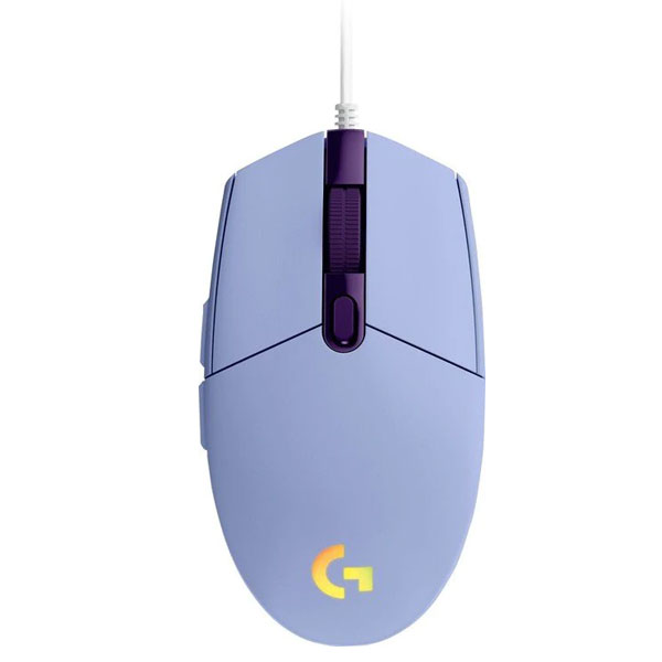Logitech G102 Lightsync Gaming Mouse, lilac