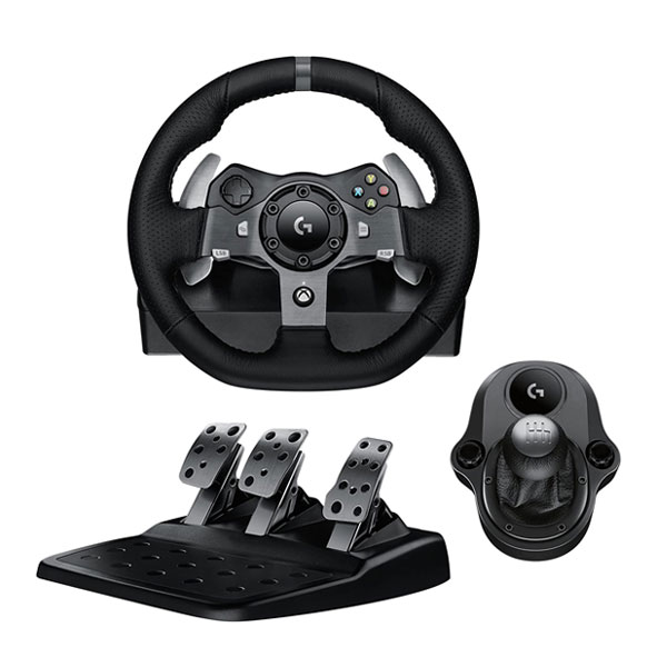 Logitech G920 Driving Force Racing Wheel + Logitech Driving Force Shifter