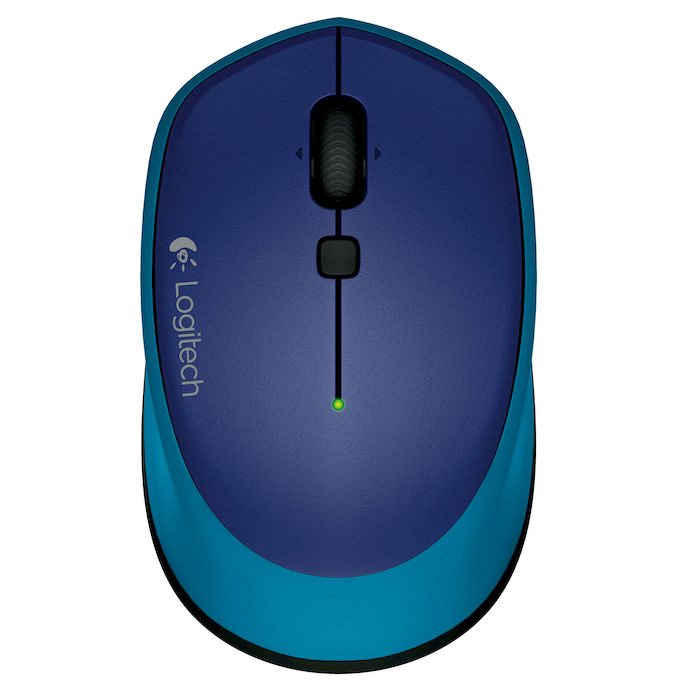 Logitech M335 Wireless Mouse, modrá