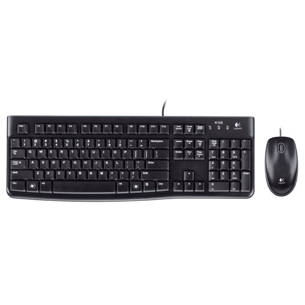 Logitech MK120 Corded Keyboard and Mouse Combo CZ