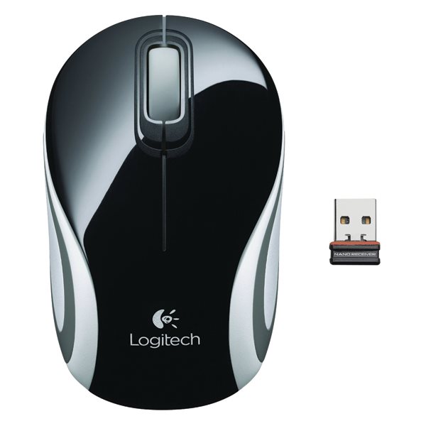 Kancelářská myš Logitech Wireless Mini Mouse M187, black