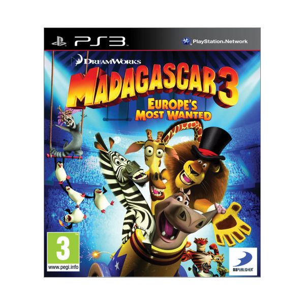 Madagascar 3: Europe 's Most Wanted [PS3] - BAZAR (použité zboží)