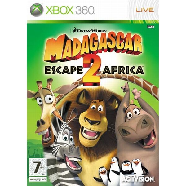Madagascar: Escape 2 Africa[XBOX 360]-BAZAR (použité zboží)