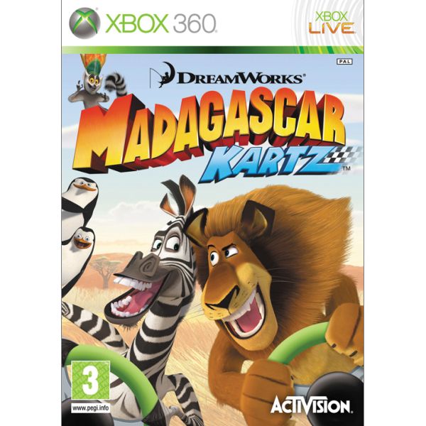 Madagascar Kartz[XBOX 360]-BAZAR (použité zboží)